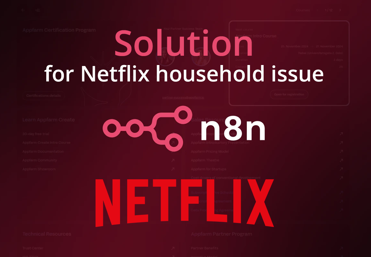 Netflix Household Issue Automation